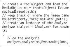 code example